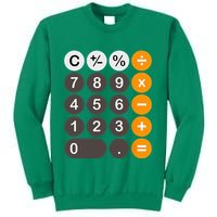 Retro Calculator Buttons Simple Halloween Costume Sweatshirt
