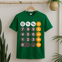 Retro Calculator Buttons Simple Halloween Costume T-Shirt