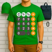 Retro Calculator Buttons Simple Halloween Costume T-Shirt