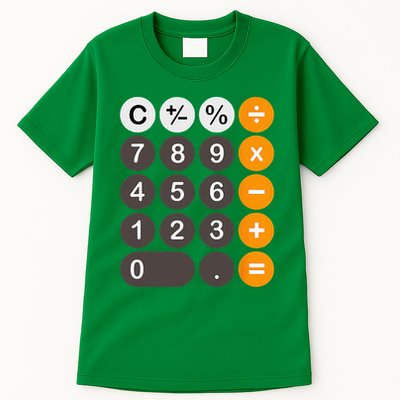 Retro Calculator Buttons Simple Halloween Costume Tall T-Shirt