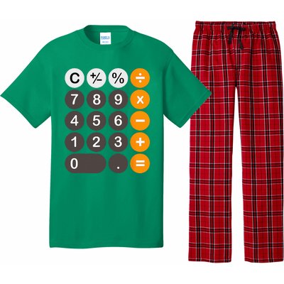 Retro Calculator Buttons Simple Halloween Costume Pajama Set