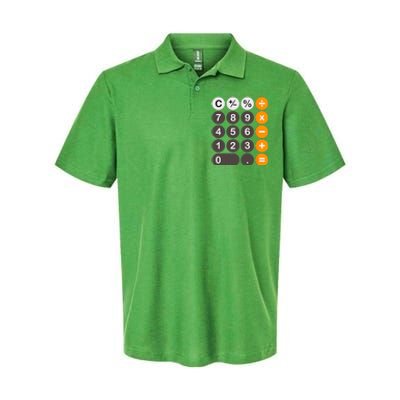 Retro Calculator Buttons Simple Halloween Costume Softstyle Adult Sport Polo