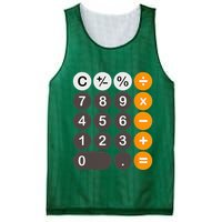 Retro Calculator Buttons Simple Halloween Costume Mesh Reversible Basketball Jersey Tank