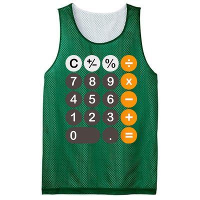 Retro Calculator Buttons Simple Halloween Costume Mesh Reversible Basketball Jersey Tank