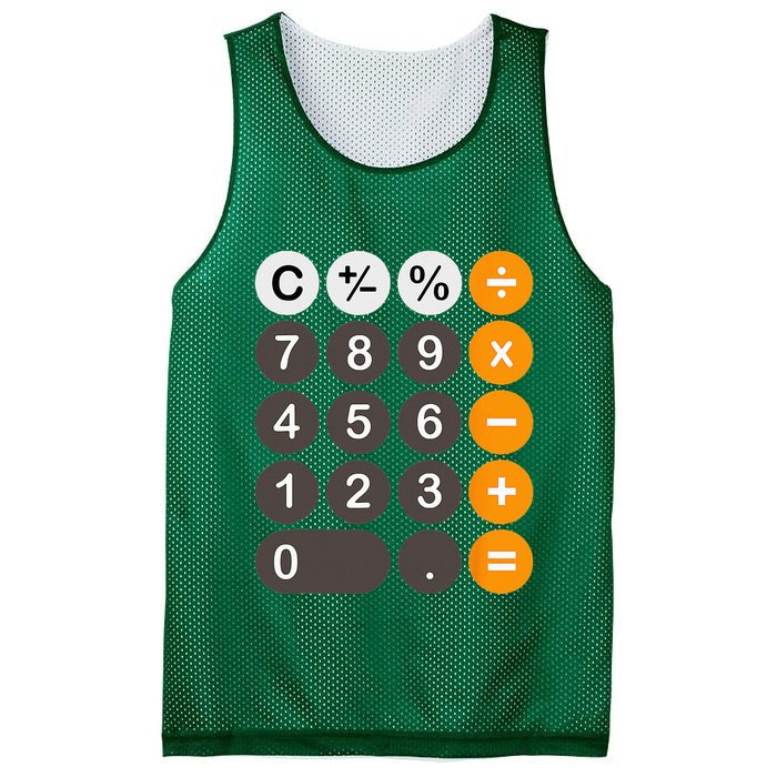 Retro Calculator Buttons Simple Halloween Costume Mesh Reversible Basketball Jersey Tank