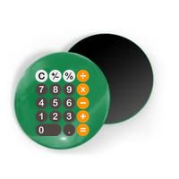 Retro Calculator Buttons Simple Halloween Costume Magnet