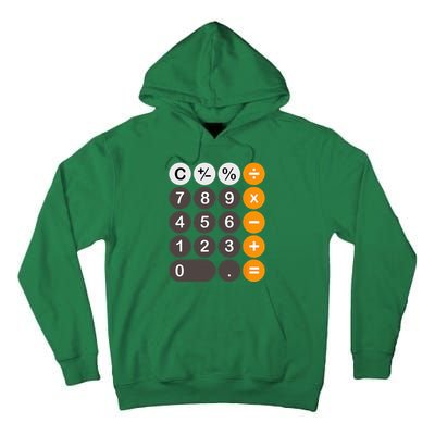 Retro Calculator Buttons Simple Halloween Costume Tall Hoodie