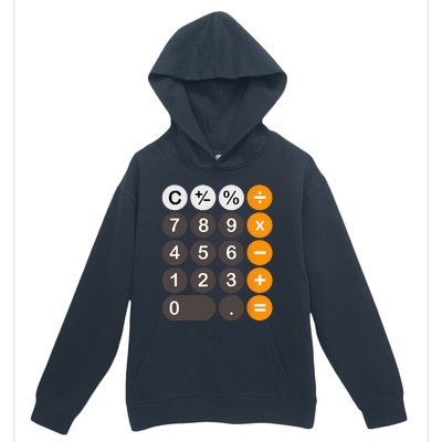 Retro Calculator Buttons Simple Halloween Costume Urban Pullover Hoodie