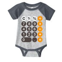 Retro Calculator Buttons Simple Halloween Costume Infant Baby Jersey Bodysuit