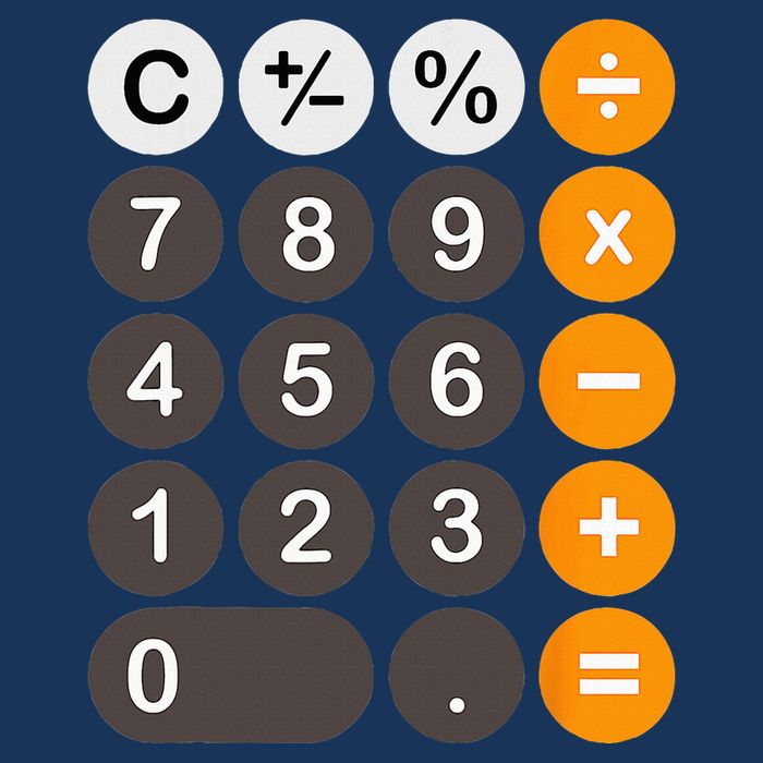 Retro Calculator Buttons Simple Halloween Costume Infant Baby Jersey Bodysuit