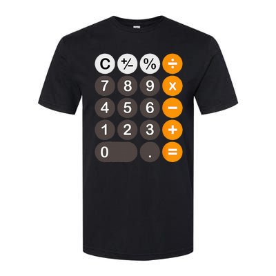 Retro Calculator Buttons Simple Halloween Costume Softstyle CVC T-Shirt