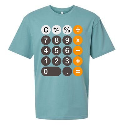 Retro Calculator Buttons Simple Halloween Costume Sueded Cloud Jersey T-Shirt