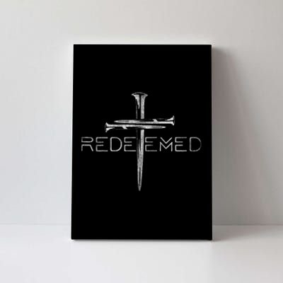 Redeemed Christian Bible Verse Cross Follower Christian Canvas