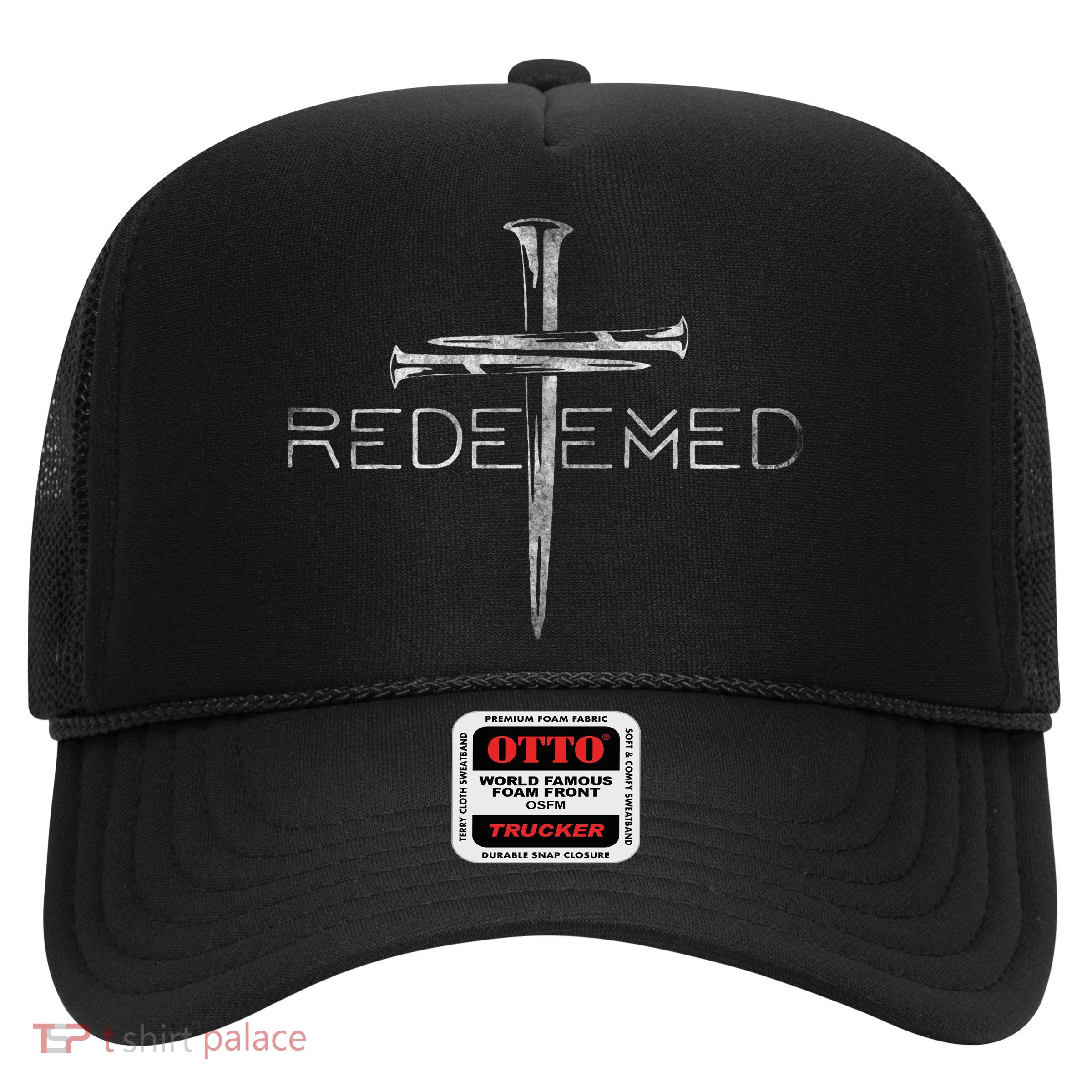 Redeemed Christian Bible Verse Cross Follower Christian Trucker Hat