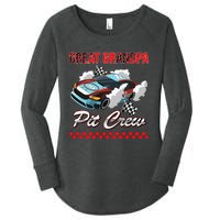 Race Car Birthday Party Racing Family Great Grandpa Pit Crew Women's Perfect Tri Tunic Long Sleeve Shirt