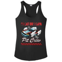 Race Car Birthday Party Racing Family Great Grandpa Pit Crew Ladies PosiCharge Competitor Racerback Tank