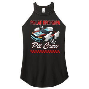 Race Car Birthday Party Racing Family Great Grandpa Pit Crew Women's Perfect Tri Rocker Tank