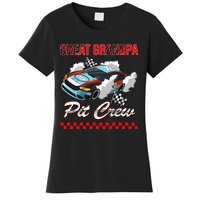 Race Car Birthday Party Racing Family Great Grandpa Pit Crew Women's T-Shirt