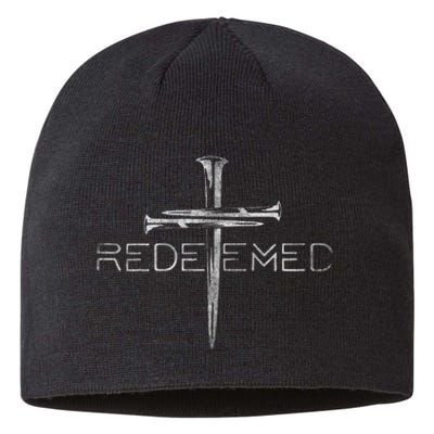 Redeemed Christian Bible Verse Cross Follower Christian Sustainable Beanie