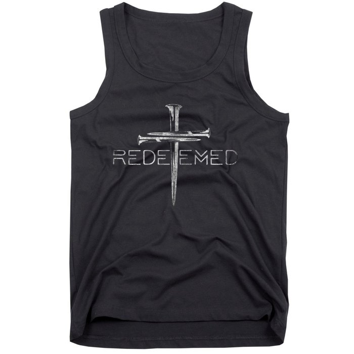 Redeemed Christian Bible Verse Cross Follower Christian Tank Top