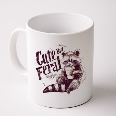 Raccoon Cute But Feral Mug
