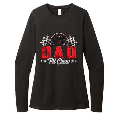 Race Car Birthday Party Racing Family Dad Pit Crew Womens CVC Long Sleeve Shirt