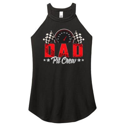 Race Car Birthday Party Racing Family Dad Pit Crew Women’s Perfect Tri Rocker Tank