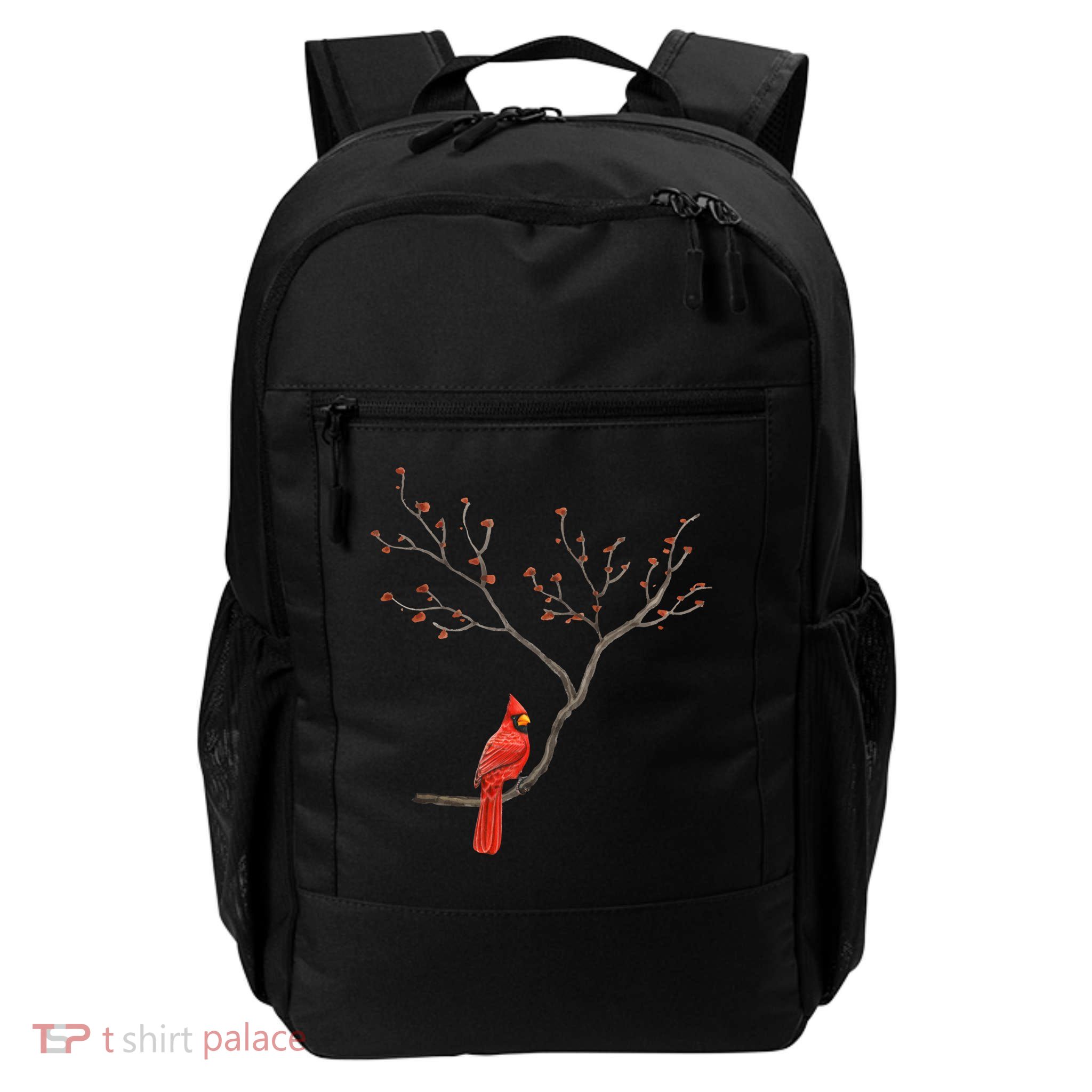 Red Cardinal Bird Lovers Birdwatching Birding Vintage Gift Backpack