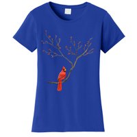 Red Cardinal Bird Lovers Birdwatching Birding Vintage Gift Women's T-Shirt