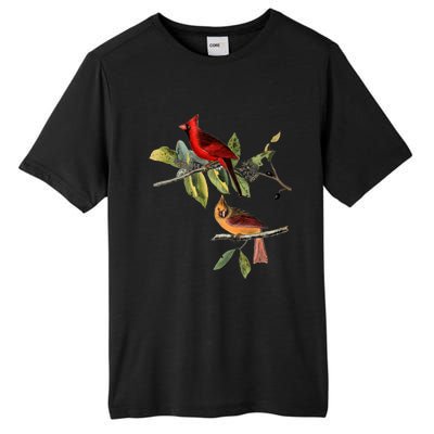 Red Cardinal Bird Male Female Gift For Cardinal Bird Lovers Gift Tall Fusion ChromaSoft Performance T-Shirt