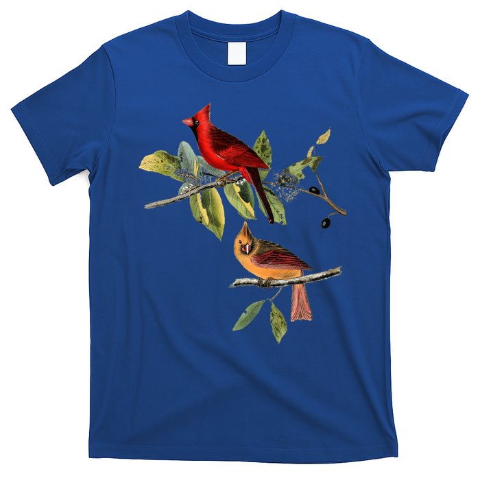 Red Cardinal Bird Male Female Gift For Cardinal Bird Lovers Gift T-Shirt