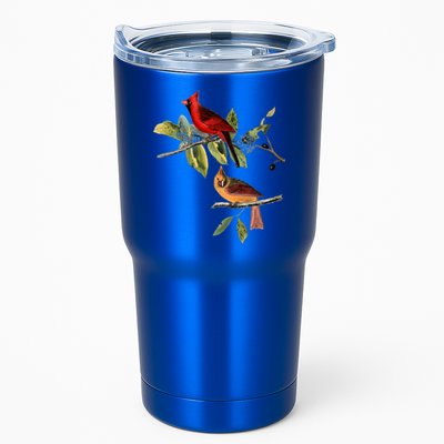 Red Cardinal Bird Male Female Gift For Cardinal Bird Lovers Gift Tumbler