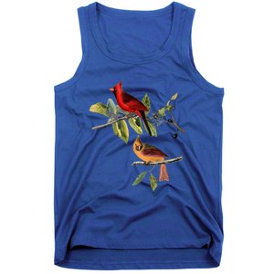 Red Cardinal Bird Male Female Gift For Cardinal Bird Lovers Gift Tank Top