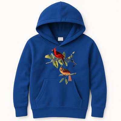 Red Cardinal Bird Male Female Gift For Cardinal Bird Lovers Gift Kids Hoodie