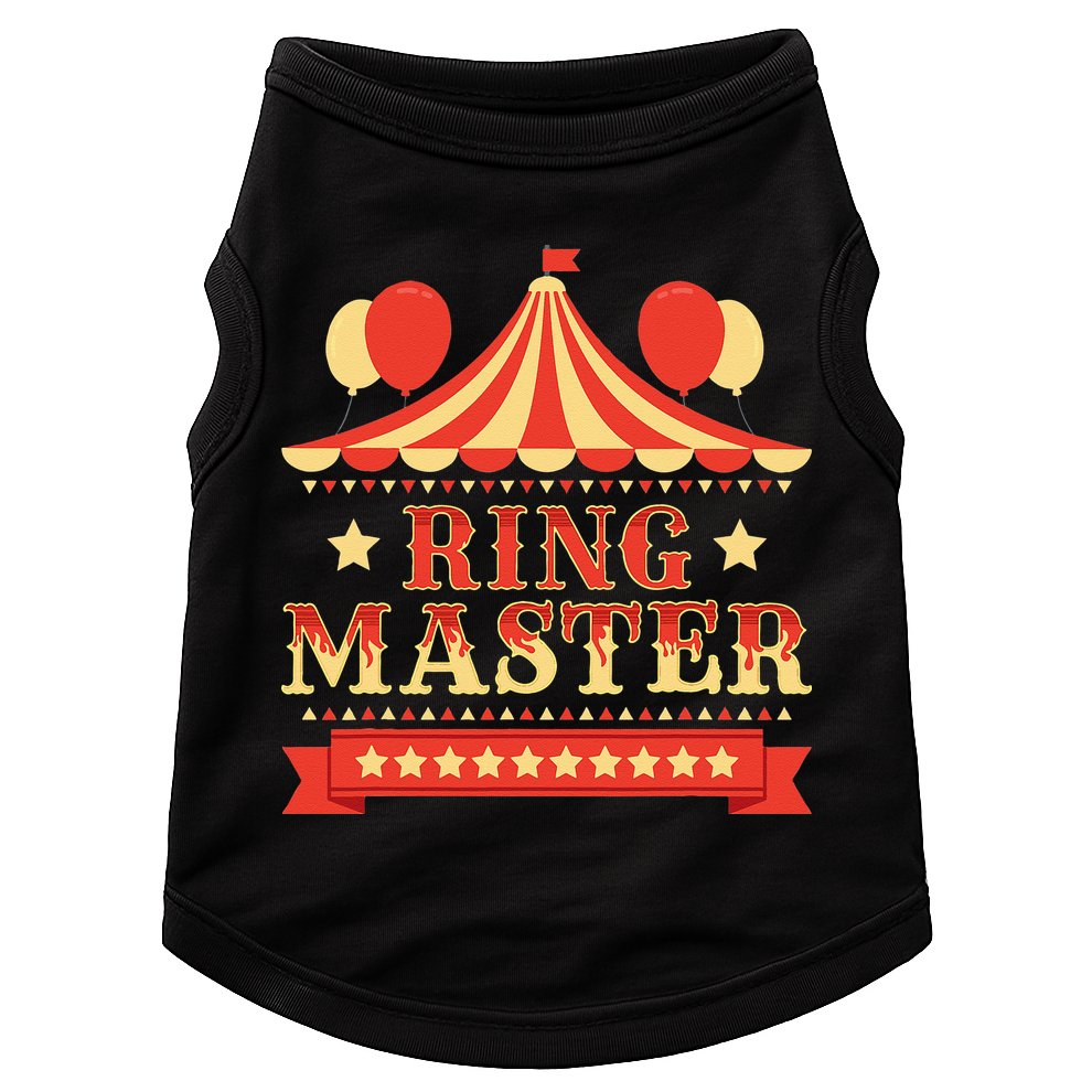 Ringmaster Circus Birthday Party Circus Costume Doggie Tank