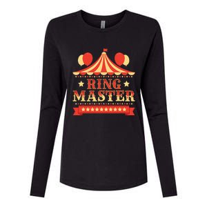 Ringmaster Circus Birthday Party Circus Costume Womens Cotton Relaxed Long Sleeve T-Shirt