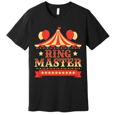 Ringmaster Circus Birthday Party Circus Costume Premium T-Shirt
