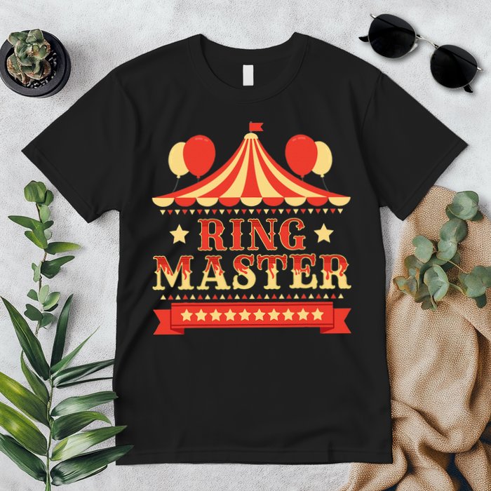 Ringmaster Circus Birthday Party Circus Costume Premium T-Shirt
