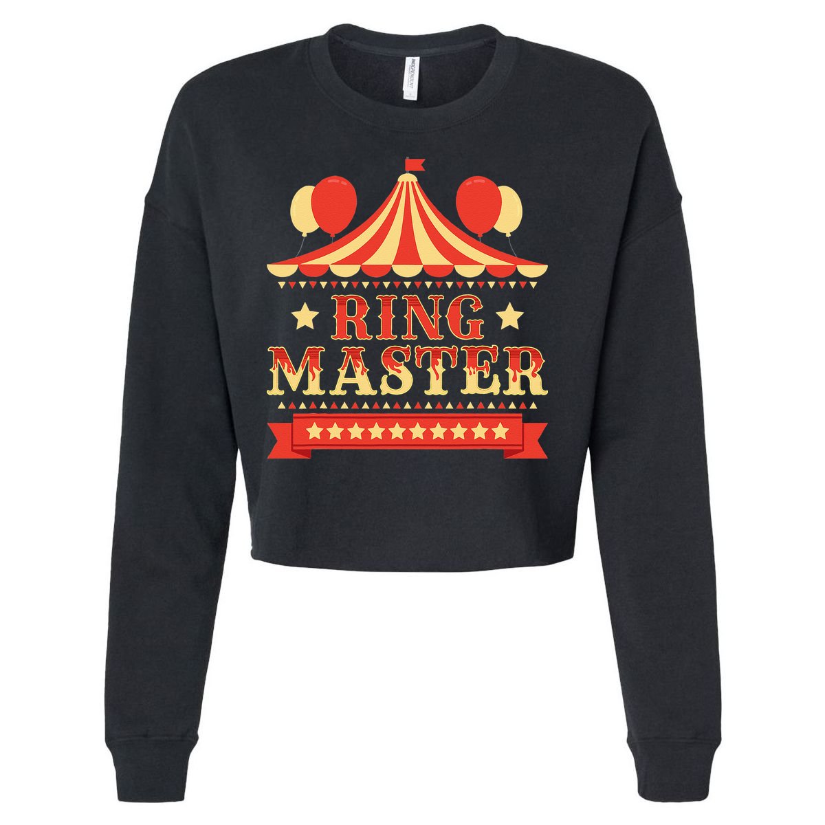 Ringmaster Circus Birthday Party Circus Costume Cropped Pullover Crew