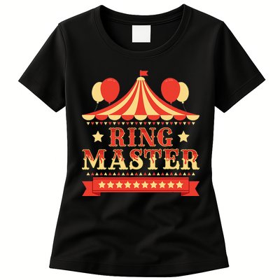 Ringmaster Circus Birthday Party Circus Costume Womens T-Shirt