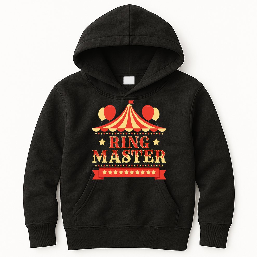 Ringmaster Circus Birthday Party Circus Costume Kids Hoodie