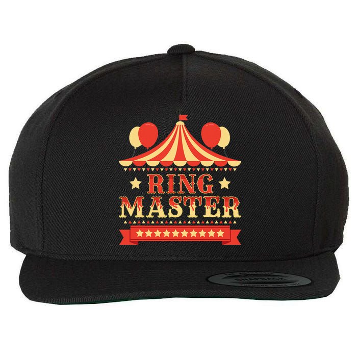 Ringmaster Circus Birthday Party Circus Costume Wool Snapback Cap