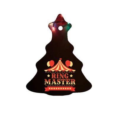 Ringmaster Circus Birthday Party Circus Costume Ceramic Tree Ornament