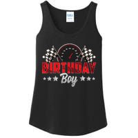 Race Car Birthday Party Racing Family Birthday Boy Pit Crew Ladies Essential Tank