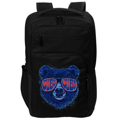 Retro Cubs Baseball Sports Fan Impact Tech Backpack