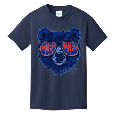 Retro Cubs Baseball Sports Fan Kids T-Shirt