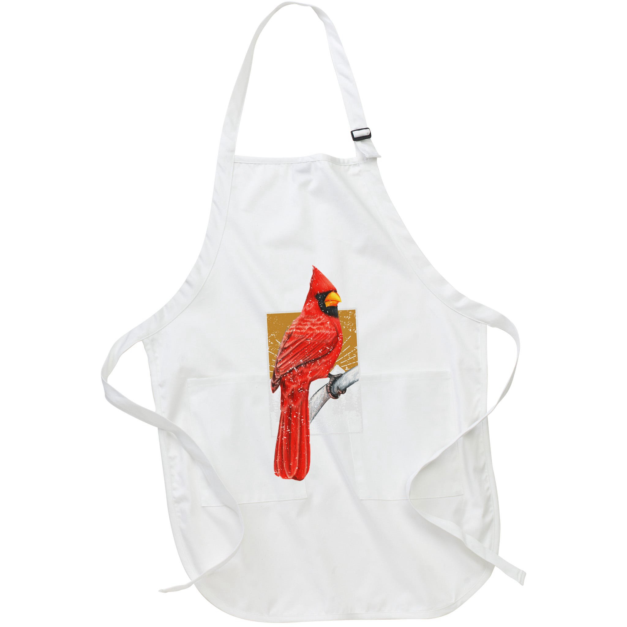 Red Cardinal Bird Watcher Bird Watching Vintage Nature Bird Apron
