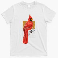 Red Cardinal Bird Watcher Bird Watching Vintage Nature Bird T-Shirt