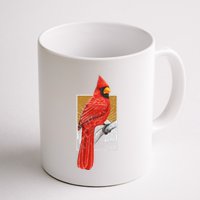 Red Cardinal Bird Watcher Bird Watching Vintage Nature Bird Mug