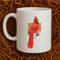 Red Cardinal Bird Watcher Bird Watching Vintage Nature Bird Mug